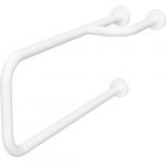 HELP: Rokturis ar dvieļu turētāju, labais, WHITE ar pārsega atloku