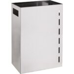 Atkritumu tvertne 21 l, nerūsējošā tērauda, matēta