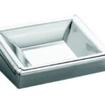 Ashtray, stainless steel, polished