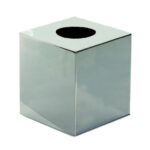 Paper tissue dispenser, plastic, chrome
