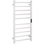 Heated towel rail 450x960 mm, 130W, stainless steel, white