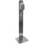 Automatic disinfectant dispenser with stand, 1200 ml, stainless steel, matt