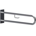 HELP: Grab bar in U shape with TP holder 813 mm, stainless steel, polished, without cover