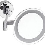 Kosmētiskais spogulis ar LED apgaismojumu, diametrs 210 mm