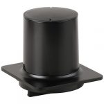 ORGANIC BLACK: Soap dispenser, 200 ml, stainless steel, plastic, black