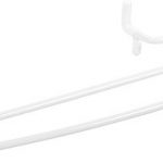 RAWELL: Полотенцедержатель на радиатор, 300 мм, белый