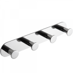 EASY: Hanger with 4 hooks, polished