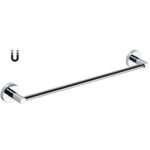 RAWELL: Magnētiskais dvieļu turētājs, 376 mm, pulēts