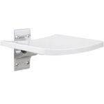 HELP: Reversible shower seat, aluminium, plastic white