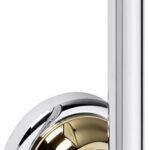 RETRO zelts/hroms: Rezerves tualetes papīra turētājs