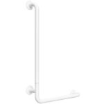 HELP: Salokāms sienas atbalsta rokturis pa kreisi bez pārsega, 890 mm, balts