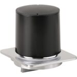 ORGANIC: Soap dispenser, 200 ml, stainless steel, plastic, black