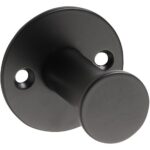 EASY01: Vienvietīgs halāta āķis, melns