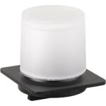 ORGANIC BLACK: Дозатор для жидкого мыла, 200 мл, нержавеющая сталь, стекло