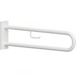 HELP: U formas rokturis ar TP turētāju 900 mm, balts, ar vāku