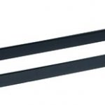 NERO: Double towel holder, 500 mm