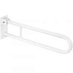 HELP: Salokāms rokturis ar fiksatoru, 813 mm, balts, bez pārsega