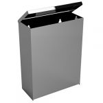 Контейнер для мусора настенный, 6 л, нерж. сталь, блеск