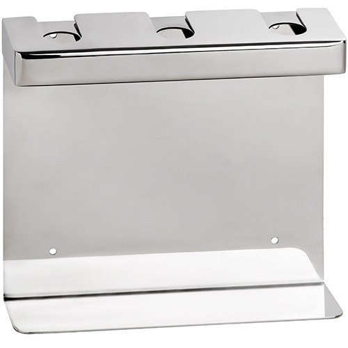 94425adc96aef6dcabe7743639d1309a_146109471-velky Trīskāršais turētājs ziepju dozatoram, kvadrātveida, pulēts - Image 1