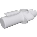 Dušas galvas turētājs, balts