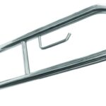 HELP: Folding grab bar in U shape with TP holder 813 mm, stainless steel, polish, with cover
