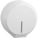 Jumbo ruļļa tualetes papīra dozators, plastmasas, balts