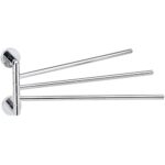 OBLA: Triple towel holder, rotatable