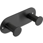 EASY: Hanger with 2 hooks, black