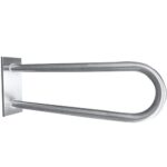 HELP: U veida rokturis 850 mm, nerūsējošais tērauds, pulēts, ar vāku