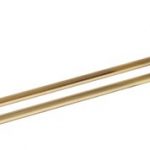 RETRO bronze: Double towel holder, 600 mm