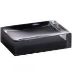 VISTA: Brīvi stāvošs ziepju trauks, melns