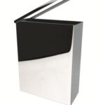 Контейнер для мусора, 25 л, нерж. сталь, блеск