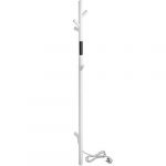 Heated towel rail 1180 mm, bar, 30W, stainless steel, white