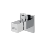 Leņķa vārsts 1/2"×3/8", kvadrātveida, hromēts, modelis ARV002 Alca