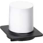 ORGANIC BLACK: Soap dispenser, 200 ml, plastic