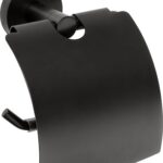 DARK: Toilet paper holder with cover