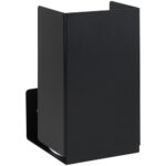 LIVING: Spare toilet paper holder, stainless steel, black