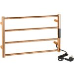 Heated towel rail 560x370x90 mm, 63W, stainless steel, polished, gold copper