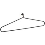 Hanger for electric towel rail 704151010, stainless steel, black