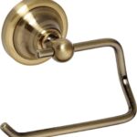 RETRO bronze: Toilet paper holder without cover