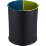 Atkritumu tvertne šķirotiem atkritumiem, 15 l, melna