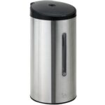 Automātiskais ziepju dozators, 700 ml, nerūsējošais tērauds/plastmasa, matēts