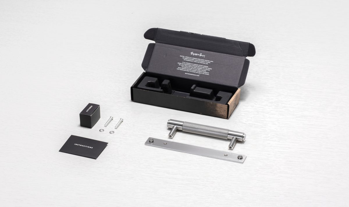 BusterPunch-Unboxing-Pull-bar-plate-small-steel Мебельная ручка Pull Bar / Plate / Cross Buster+Punch — изображение 30