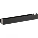 LIVING: Shower shelf, 500 mm, stainless steel, black