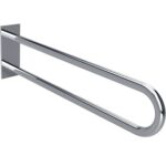 HELP: U veida rokturis, 813 mm, nerūsējošais tērauds, pulēts, ar vāku