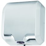 Automatic hand dryer, 1800 W, stainless steel, polished