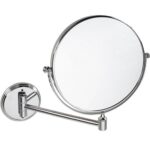 Double-sided cosmetic mirror, ø 200 mm, economy