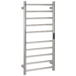 Heated towel rail 450x960 mm, 130W, stainless steel, polished