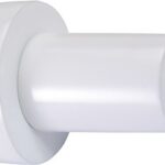 RAWELL: Radiator single robe hook, white
