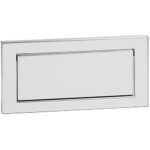 Atkritumu tvertnes pārsegs, stiprināms uz darba virsmas, matēts no nerūsējošā tērauda